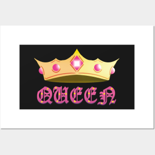 Queen Crown Posters and Art